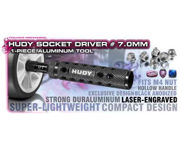 Hudy Limited Edition Aluminum 1-Piece Socket Driver